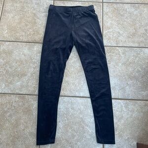 Women’s Legging Velour Dark Gray  Size Medium